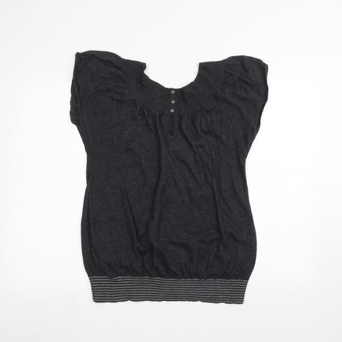 Aphorism Womens Grey   Basic T-Shirt Size L