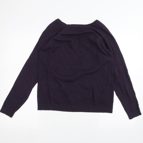 River Island Womens Purple   Pullover Jumper Size 16