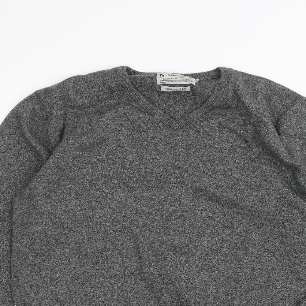 TU Mens Grey   Pullover Jumper Size S