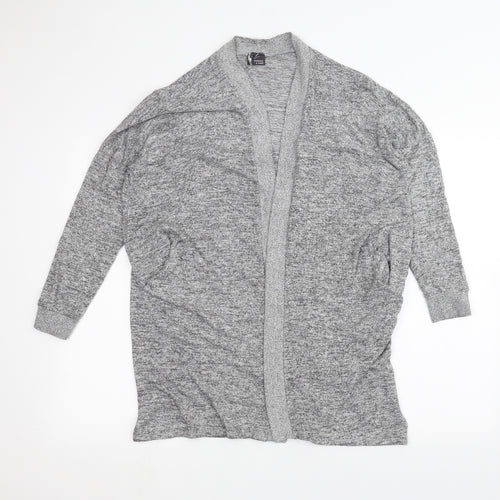 Sparkle & Fade Womens Grey   Cardigan Jumper Size S