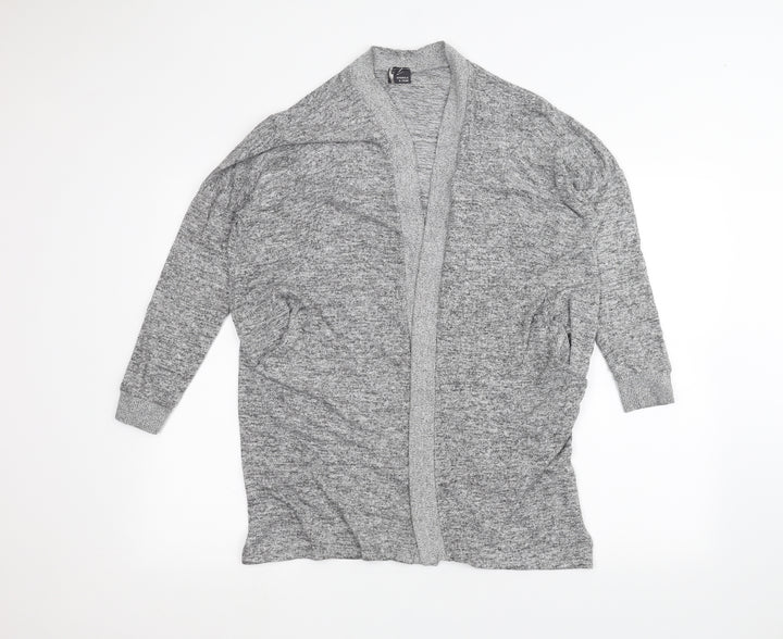 Sparkle & Fade Womens Grey Cardigan Jumper Size S