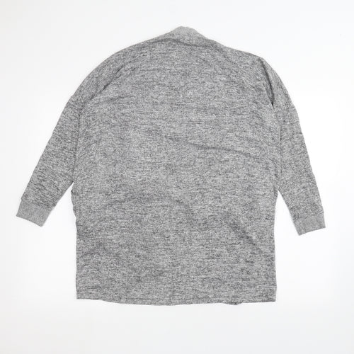 Sparkle & Fade Womens Grey   Cardigan Jumper Size S