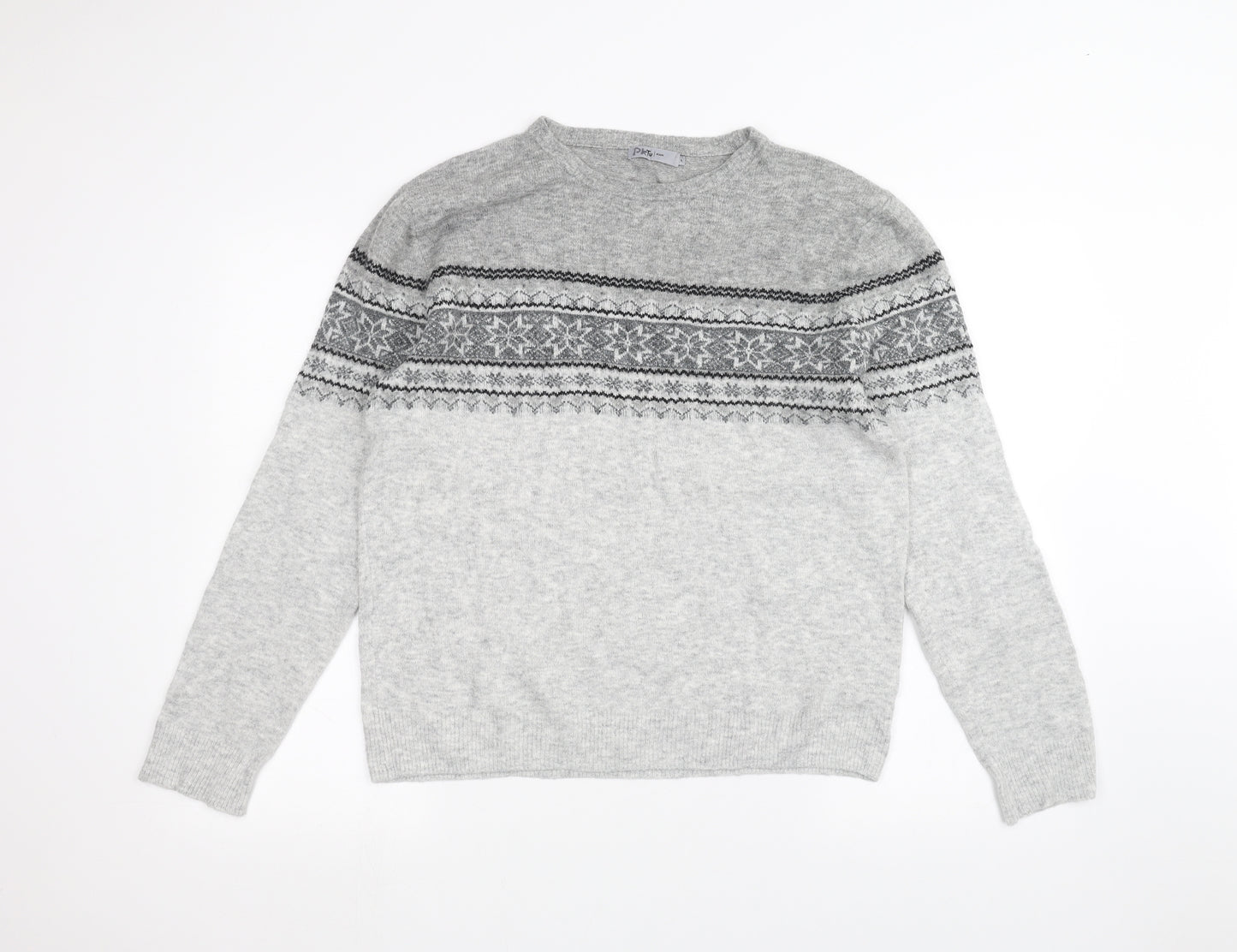 TU Mens Grey   Pullover Jumper Size L