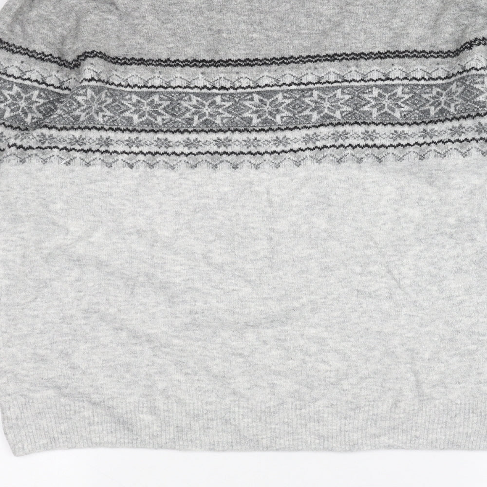 TU Mens Grey   Pullover Jumper Size L