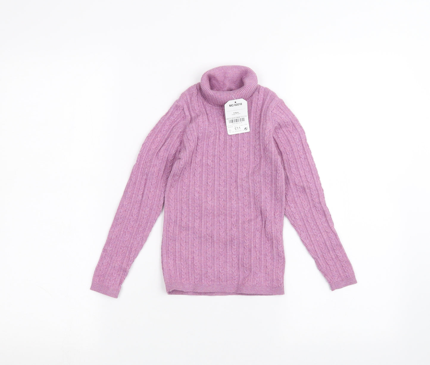 NEXT Girls Pink   Basic T-Shirt Size 5-6 Years