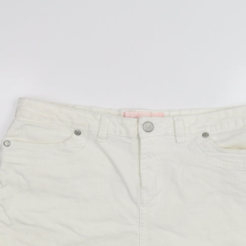 Cherokee Womens White   A-Line Skirt Size 14