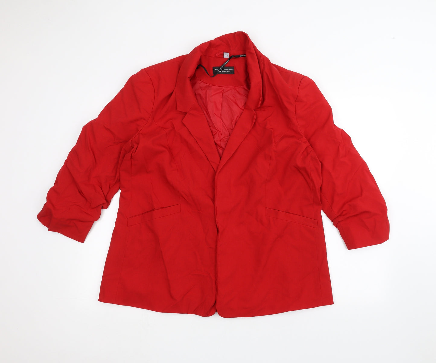 Dorothy Perkins Womens Red   Jacket  Size 18