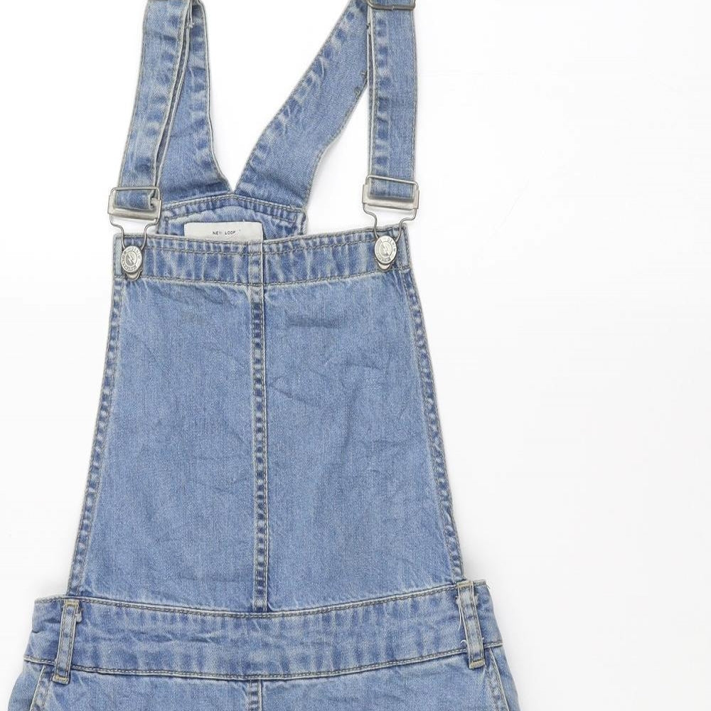 New Look Womens Blue  Denim A-Line  Size 8