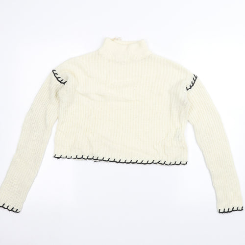 Select Womens White   Pullover Jumper Size 6