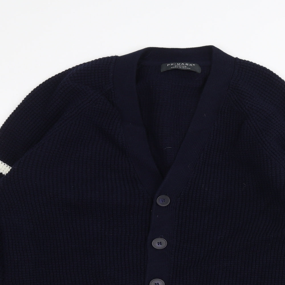 Primark Mens Blue   Jacket Coatigan Size M