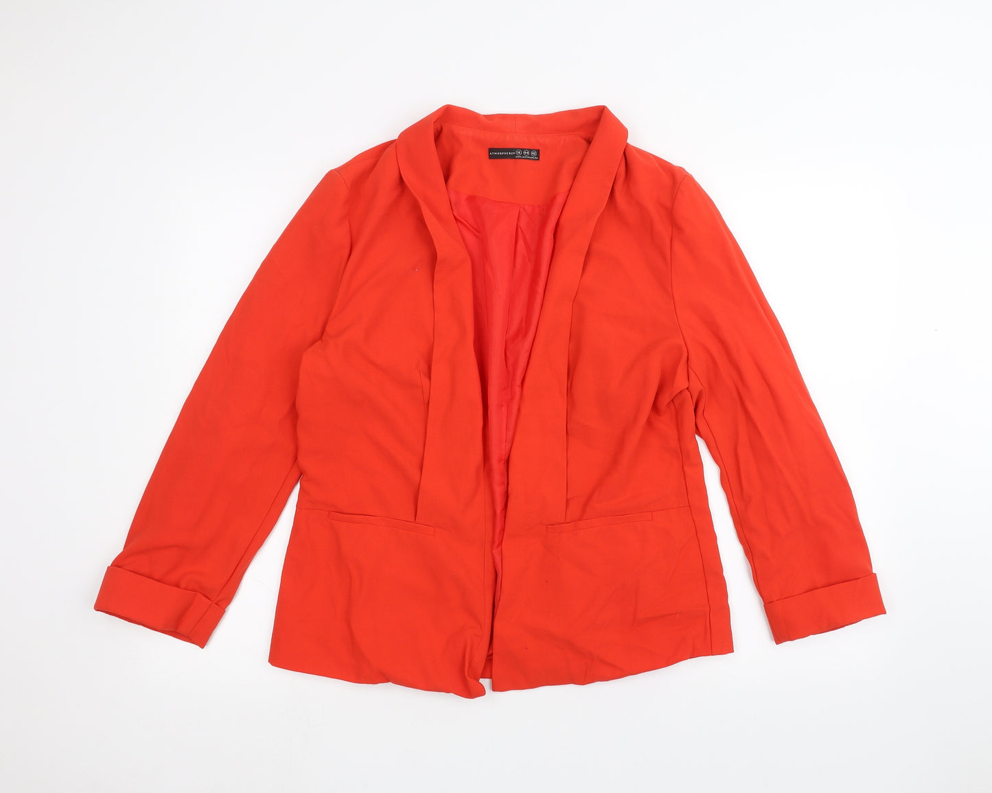 Atmosphere Womens Orange   Jacket  Size 16