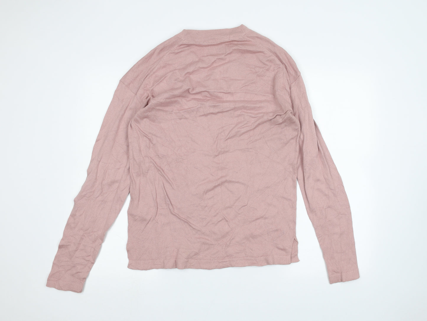 TOM TAILOR Womens Pink   Basic T-Shirt Size S