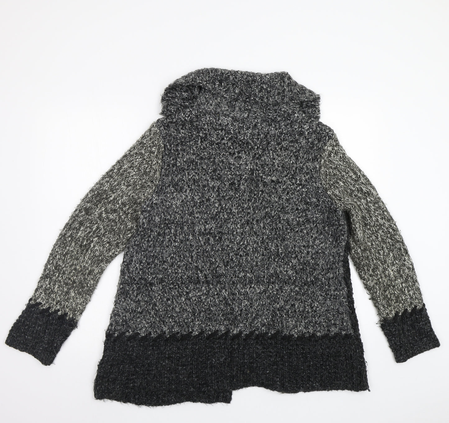 M&S Womens Grey   Cardigan Jumper Size 16