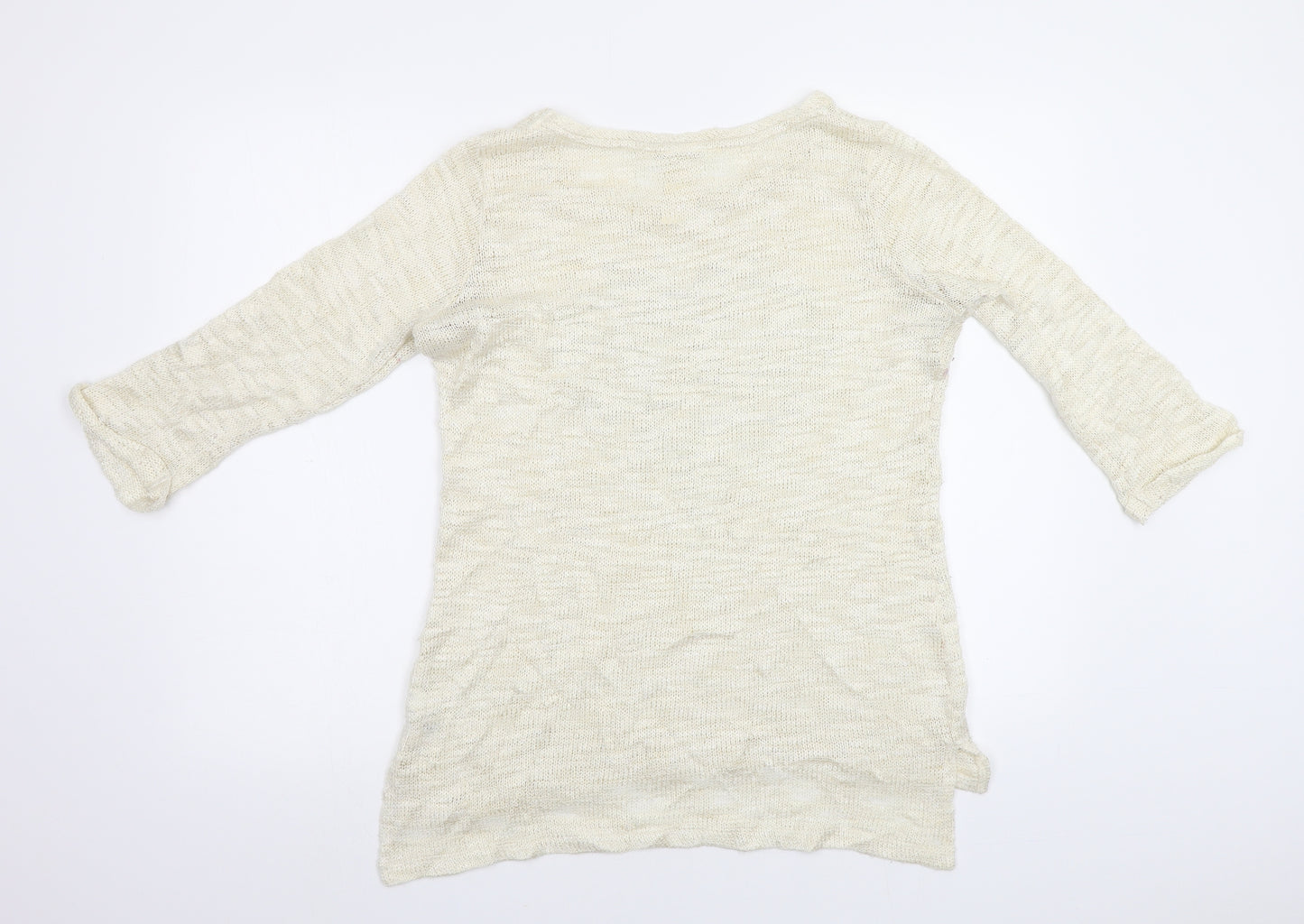 NEXT Womens Beige   Pullover Jumper Size 18  - Heart