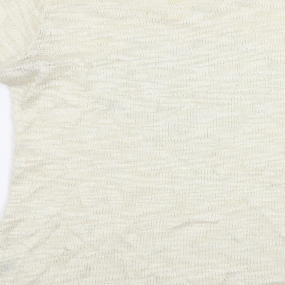 NEXT Womens Beige   Pullover Jumper Size 18  - Heart