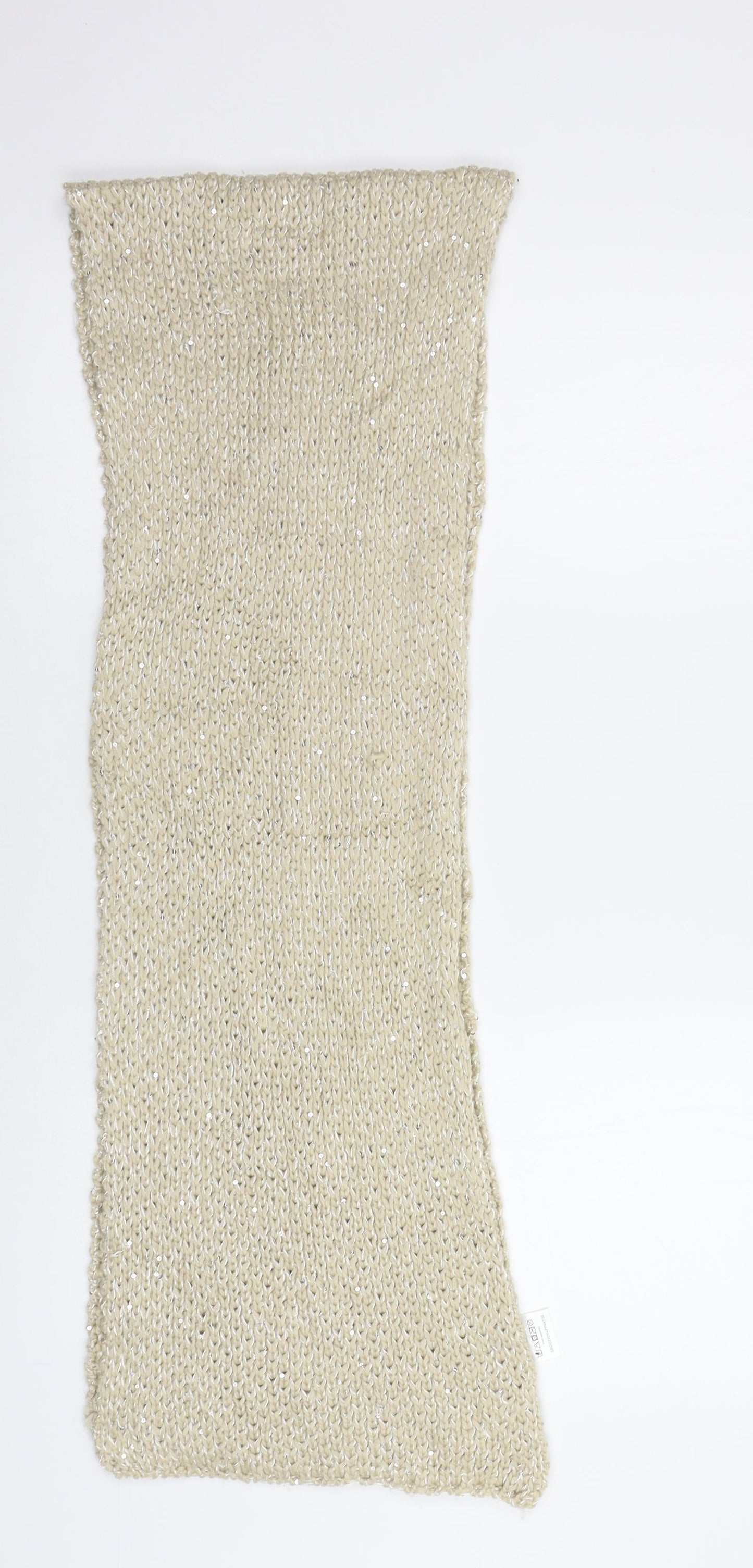 Bonmarché Womens Beige    Scarf   - Sequin detail