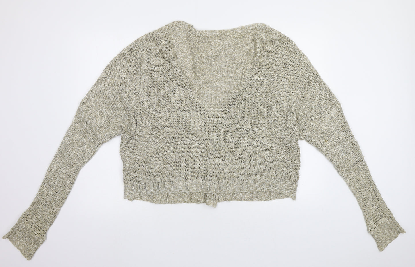 Double Agent Womens Beige   Cardigan Jumper Size M