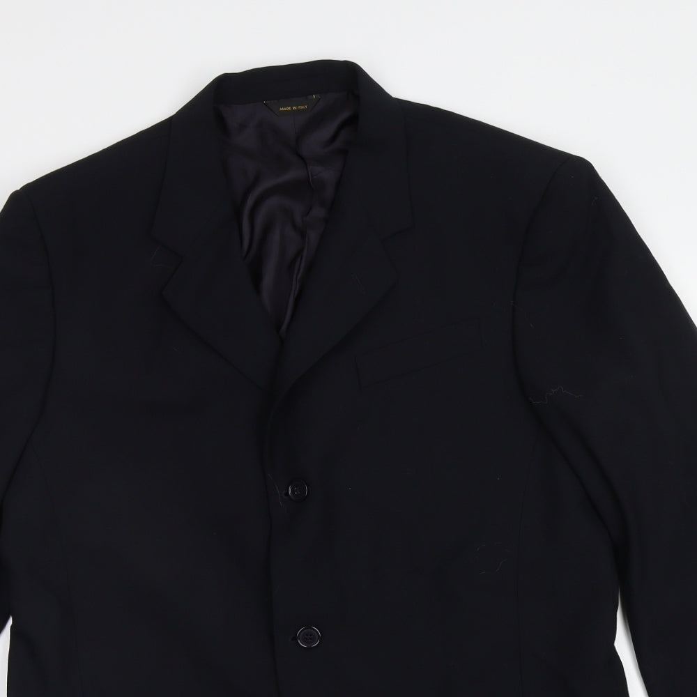 Donna Karan Mens Black   Jacket Blazer Size 44