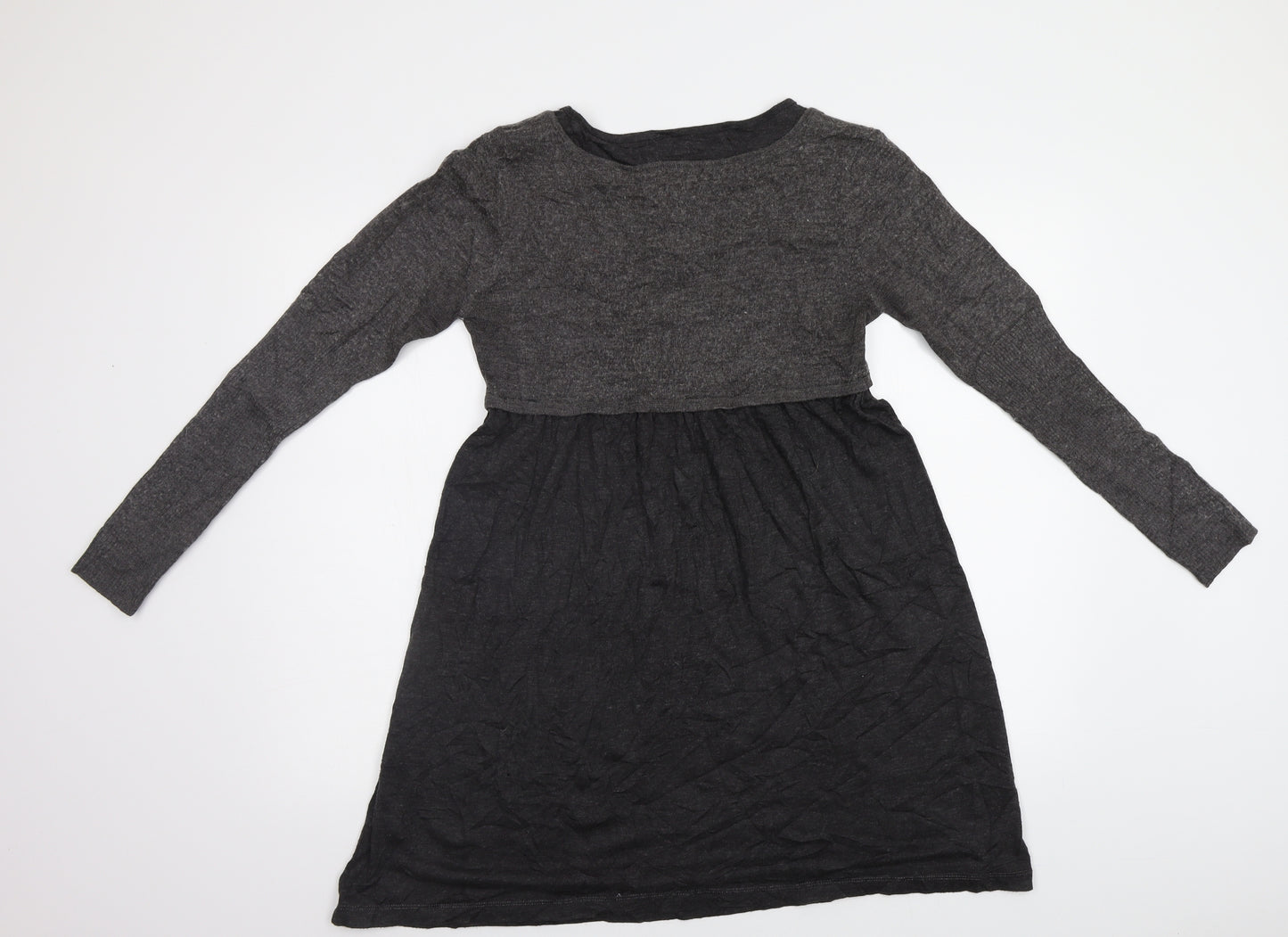 Firetrap Womens Grey  Knit Jumper Dress  Size L