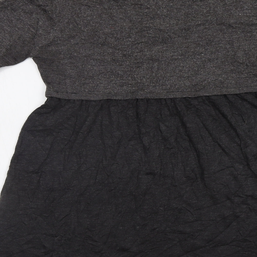 Firetrap Womens Grey  Knit Jumper Dress  Size L