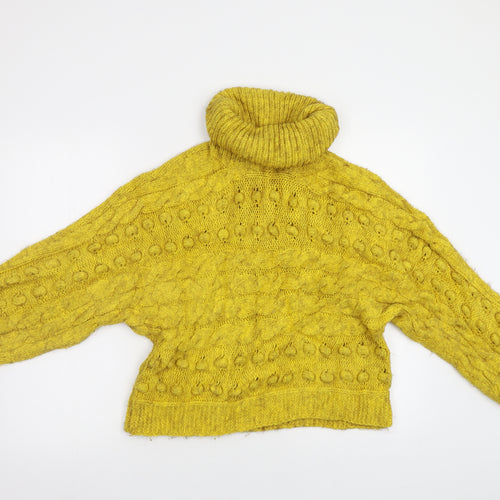 M&S Womens Yellow   Pullover Jumper Size S