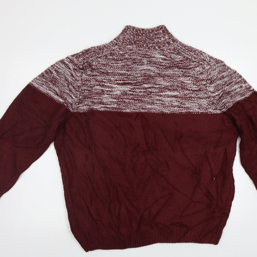 M&Co Womens Red   Pullover Jumper Size XL
