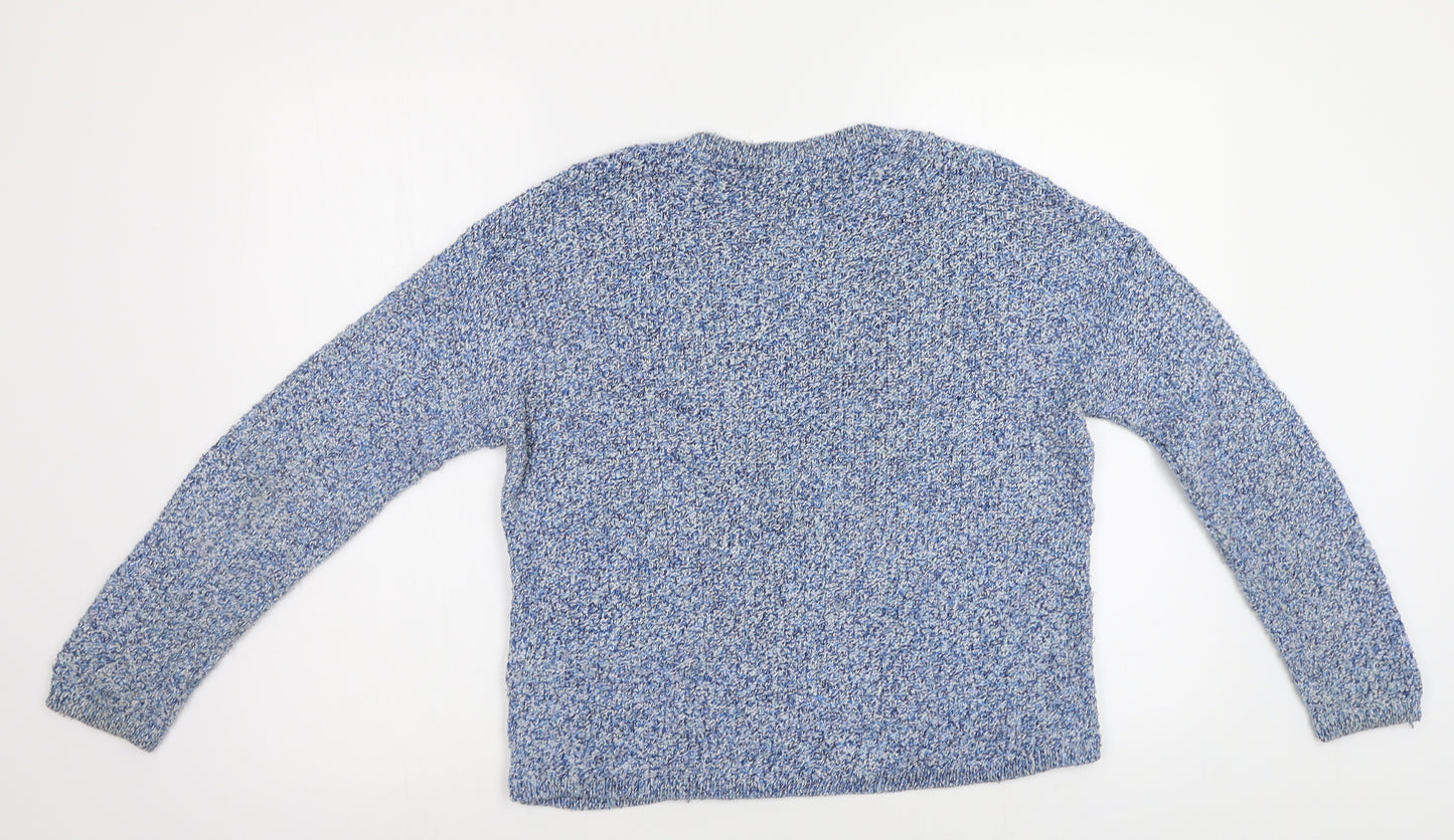 M&S Womens Blue   Pullover Jumper Size 14