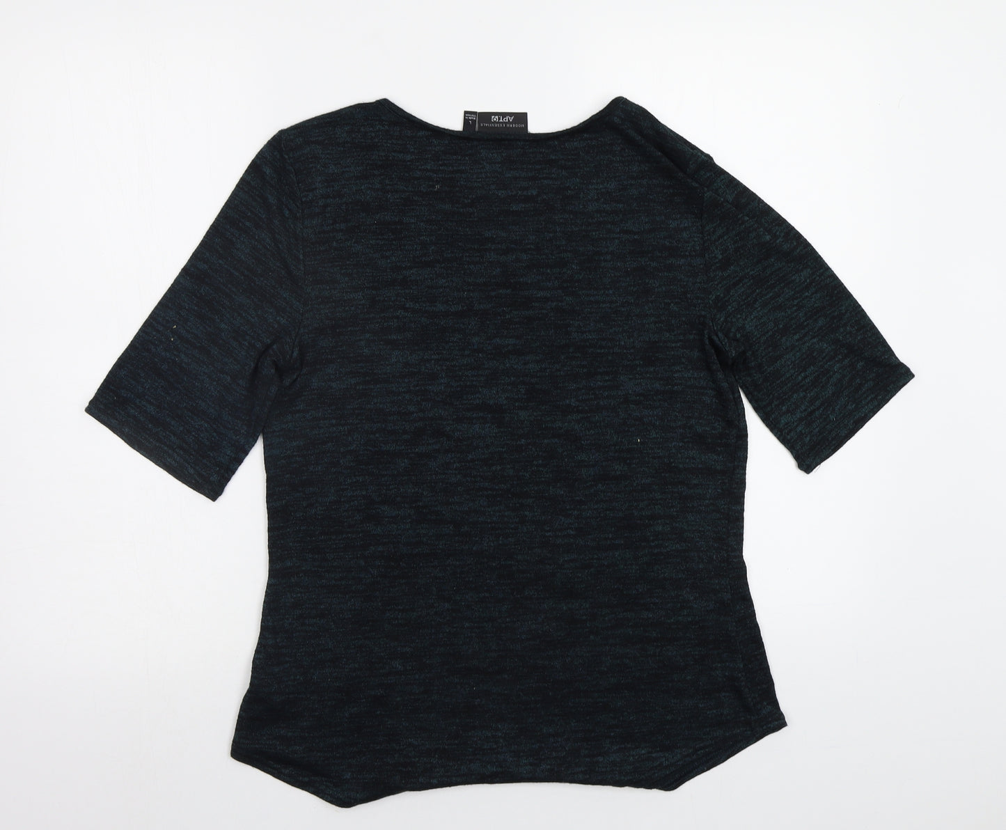 Apt. 9 Womens Green  Knit Basic T-Shirt Size L