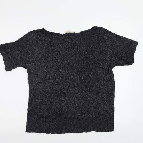 H&M Womens Grey   Basic T-Shirt Size S