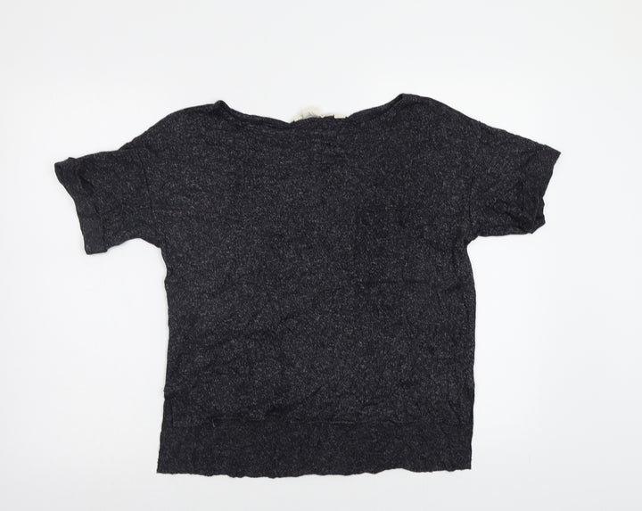 H&M Womens Grey   Basic T-Shirt Size S