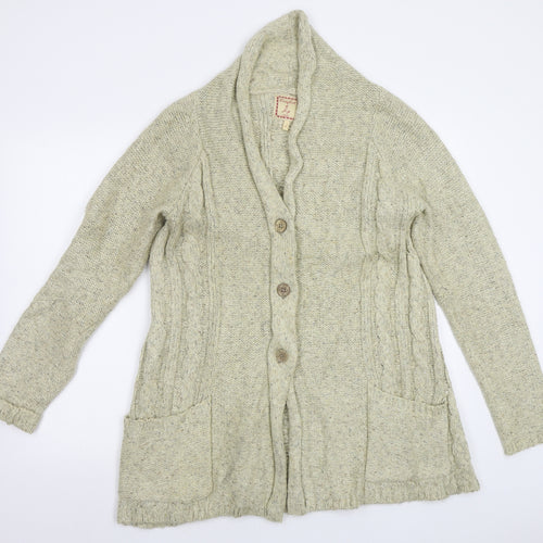 NEXT Womens Beige   Cardigan Jumper Size XL