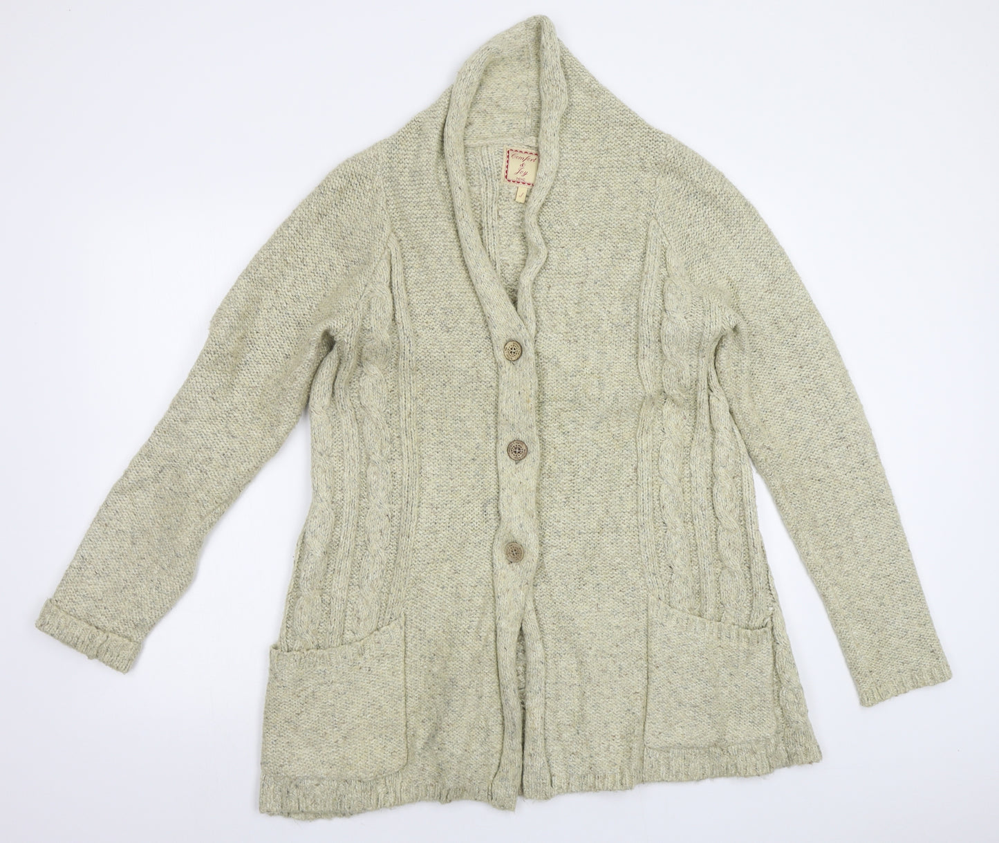 NEXT Womens Beige   Cardigan Jumper Size XL