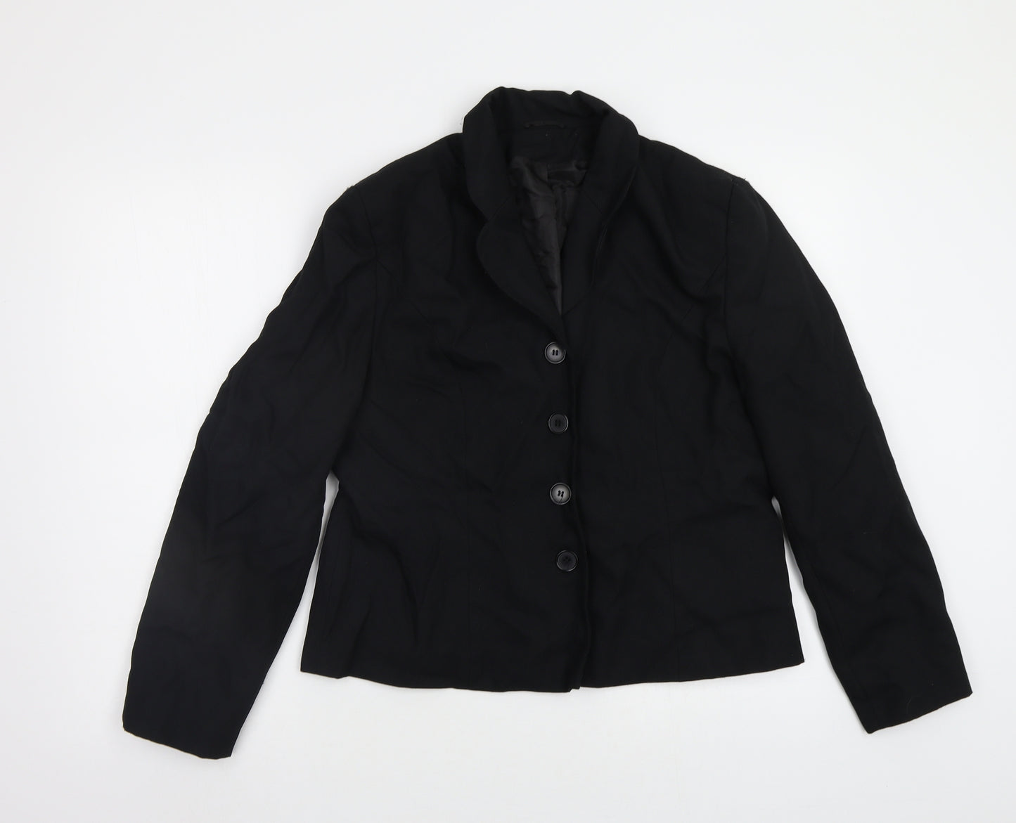 BHS Womens Black   Jacket Blazer Size 16