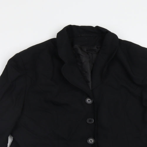 BHS Womens Black   Jacket Blazer Size 16