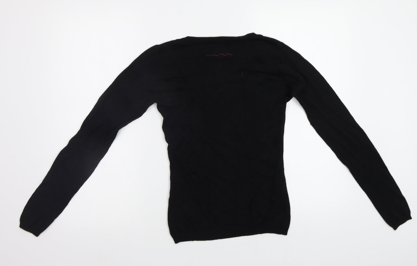 Teddy Smith Womens Black   Pullover Jumper Size S  - Stars