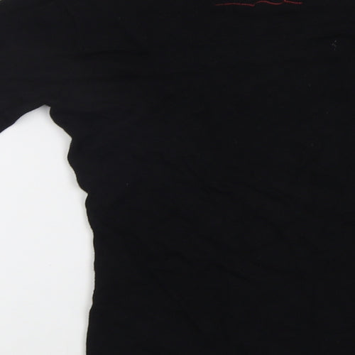 Teddy Smith Womens Black   Pullover Jumper Size S  - Stars