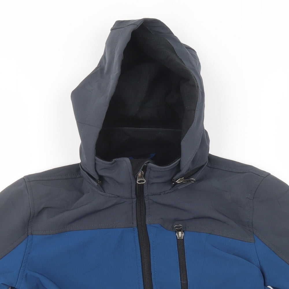 Snozu Womens Blue   Rain Coat Coat Size S