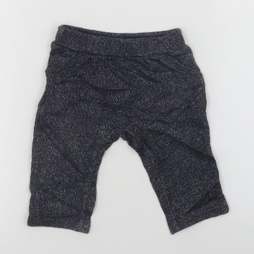 United Colors of Benetton Girls Blue   Sweatpants Trousers Size 6-9 Months