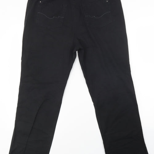 bexleys Womens Black   Straight Jeans Size 38 in L28 in