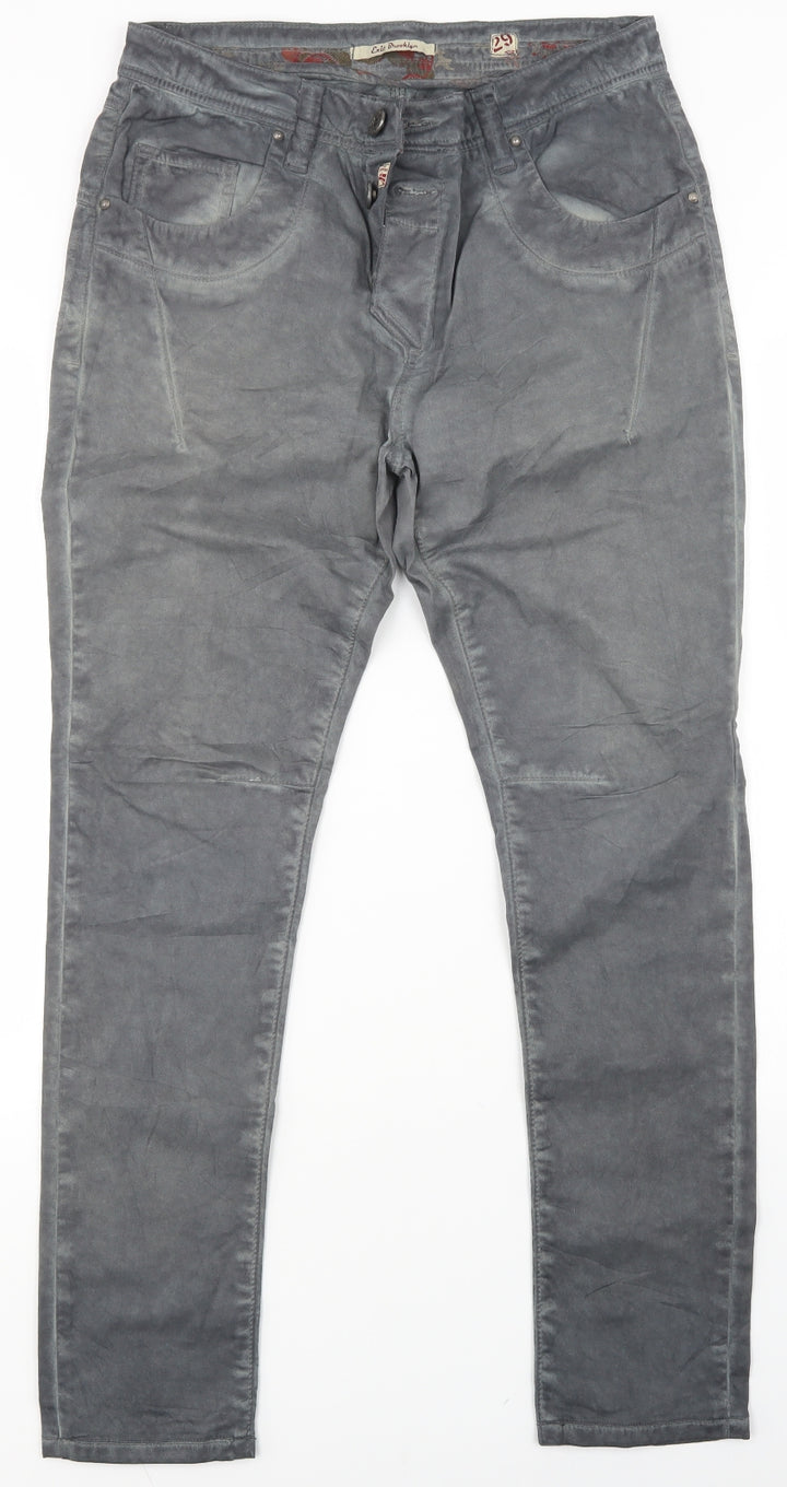 exit broklyn Womens Grey Skinny Jeans Size 32 in L30 in