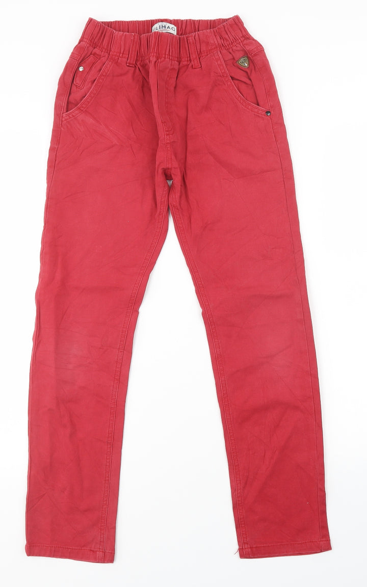 yilihao Girls Red Skinny Jeans Size 12 Years