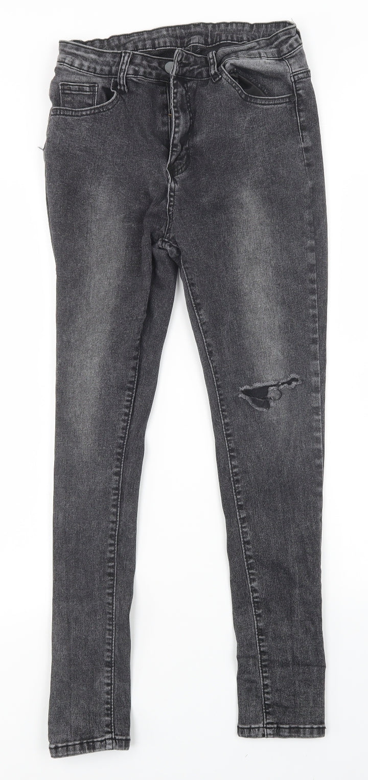 SheIn Womens Black   Skinny Jeans Size L L27 in