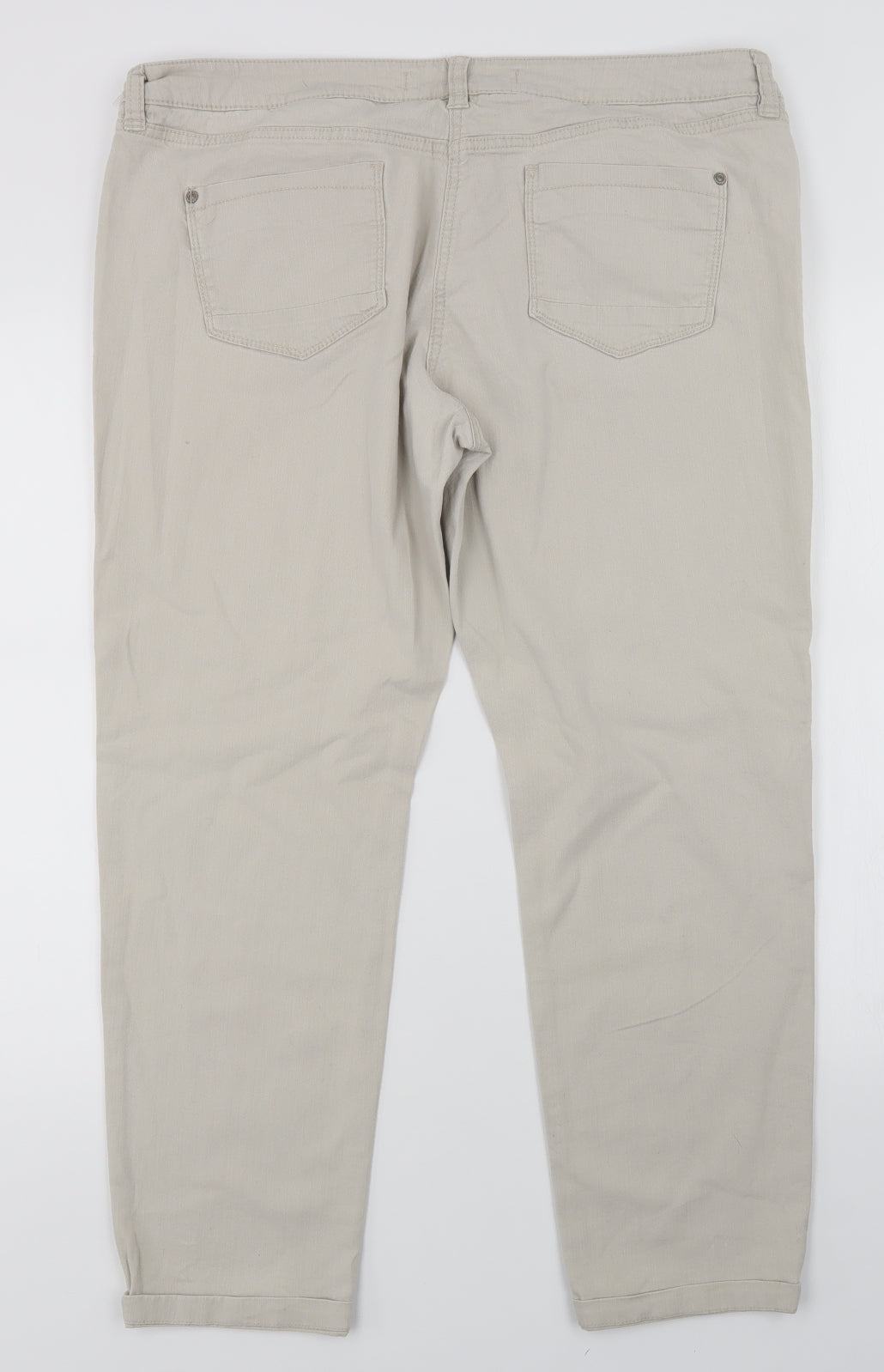 NEXT Womens Beige   Skinny Jeans Size 18 L27 in