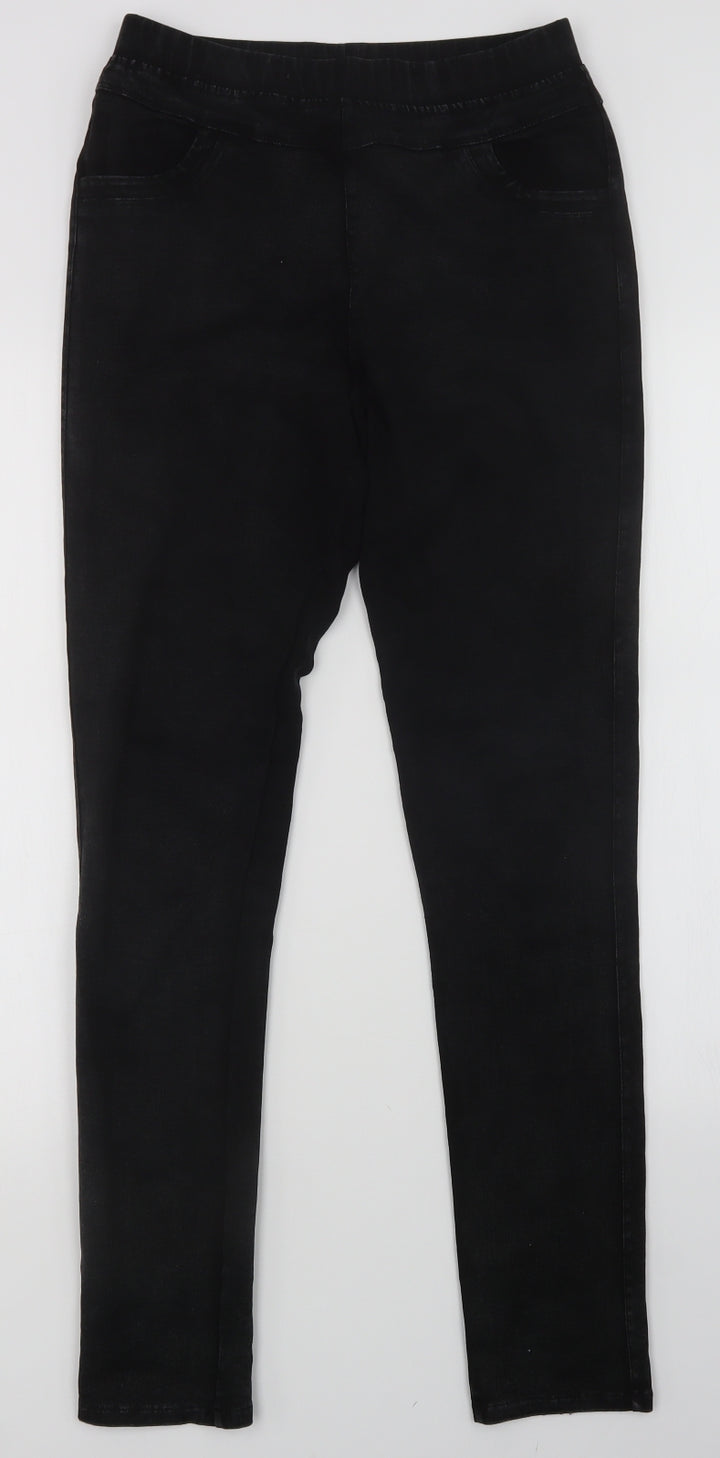 Preworn Womens Black Jegging Jeans Size 28 in L29 in