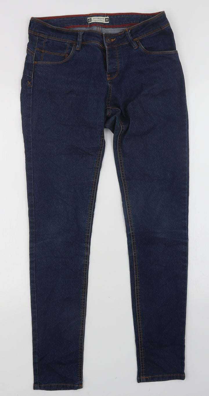 Terranova Womens Blue Skinny Jeans Size M L31 in