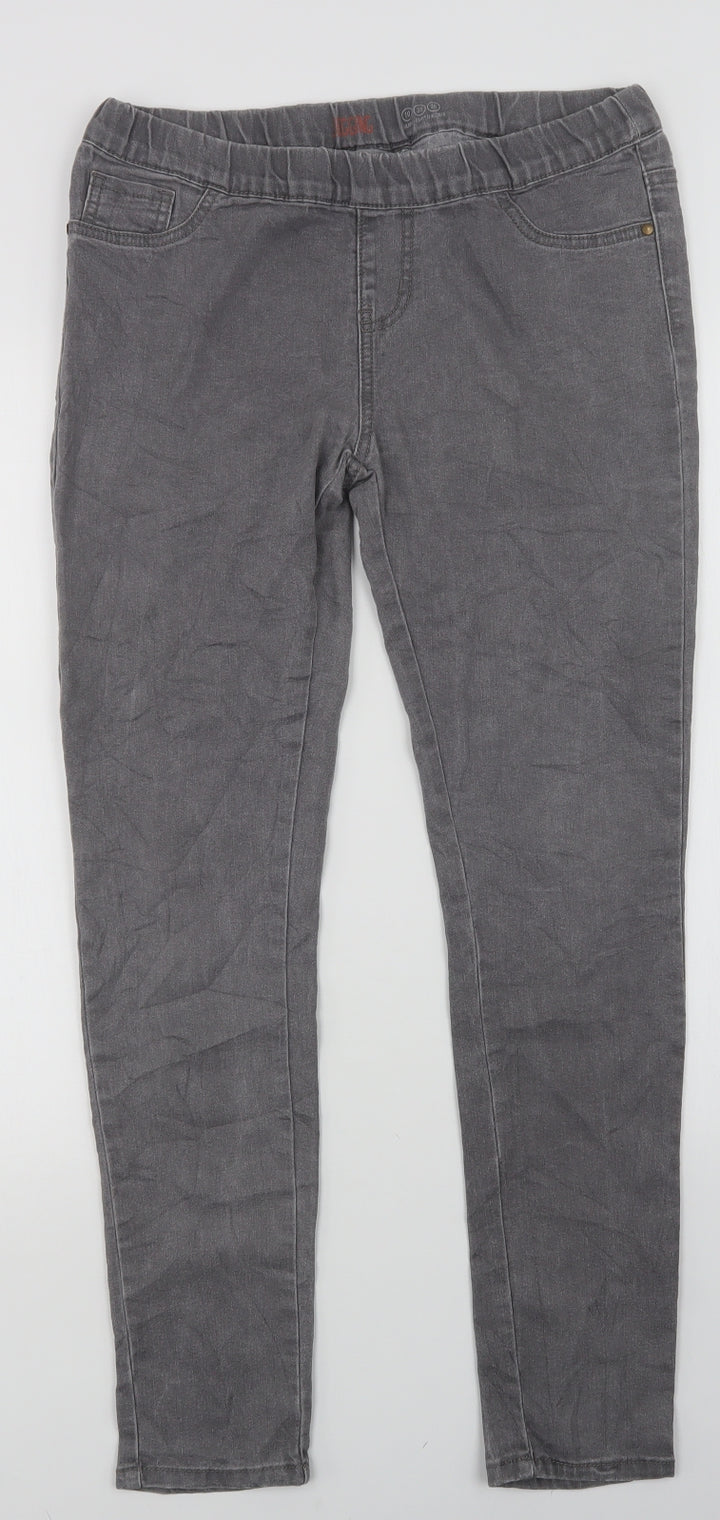 denim co Womens Grey Jegging Jeans Size 10 L29 in