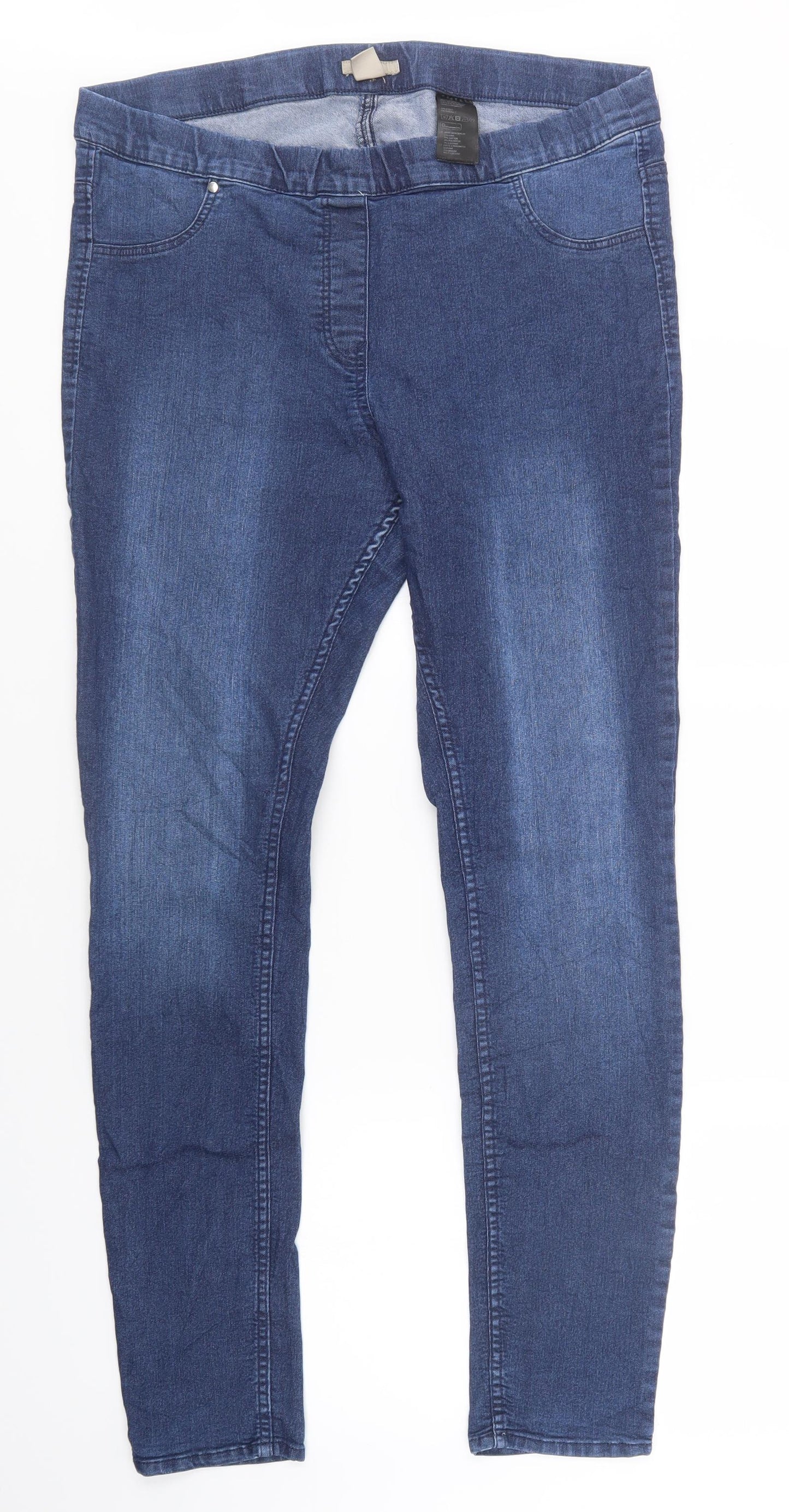 H&M Womens Blue   Jegging Jeans Size 20 L30 in