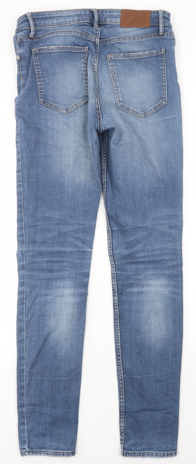 H&M Womens Blue   Skinny Jeans Size 8 L30 in