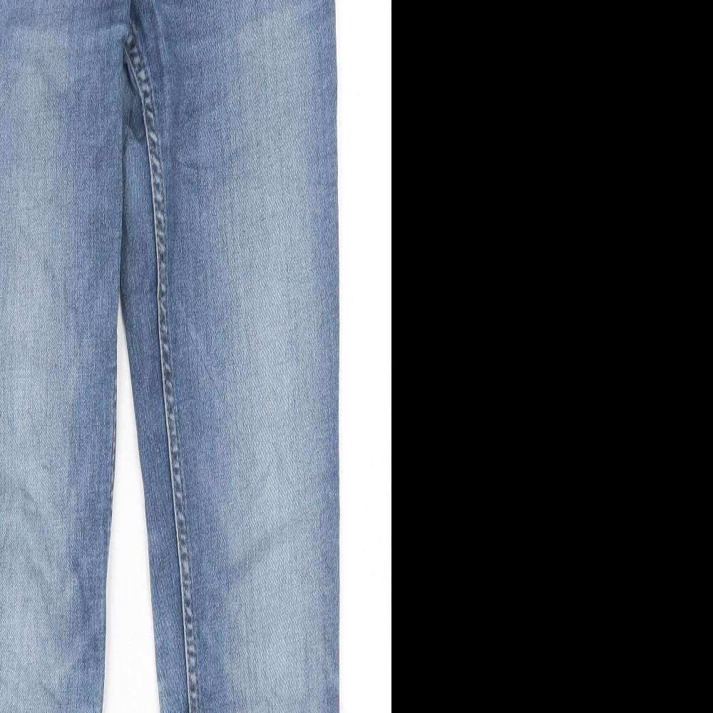 H&M Womens Blue   Skinny Jeans Size 8 L30 in