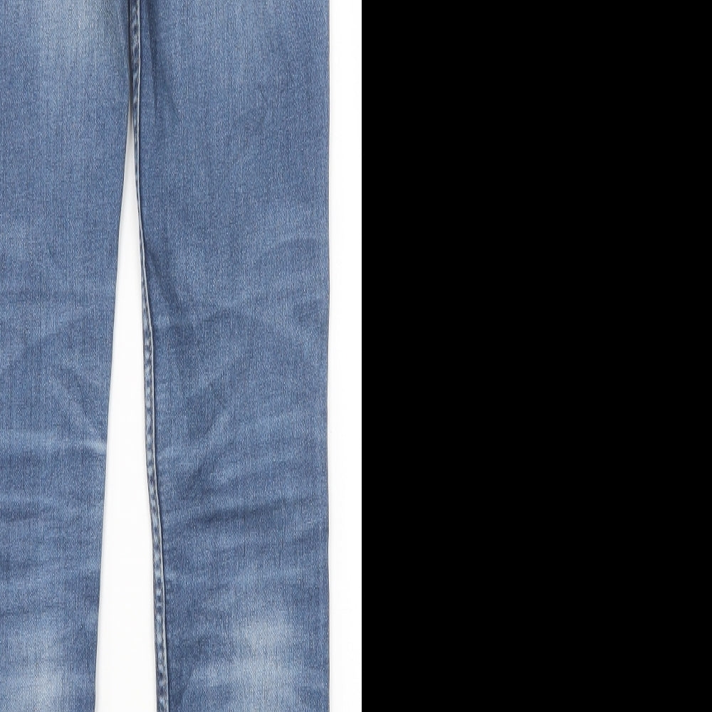 H&M Womens Blue   Skinny Jeans Size 8 L30 in